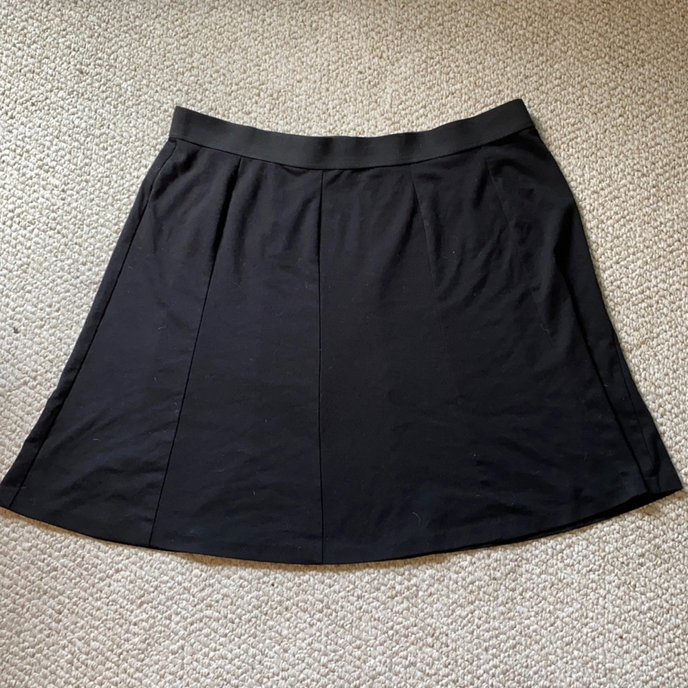 Black knit skirt plus size
